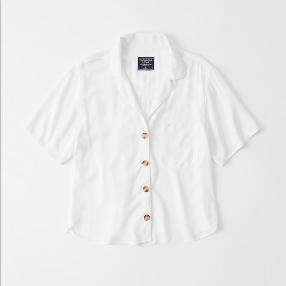 NWT White Button Down